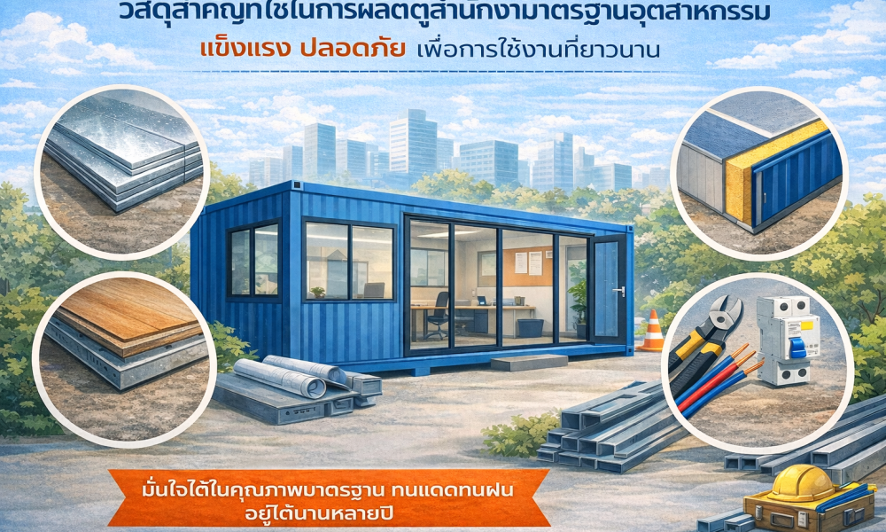 วัสดุสำคัญที่ใช้ในการผลิตตู้สำนักงานมาตรฐานอุตสาหกรรม
